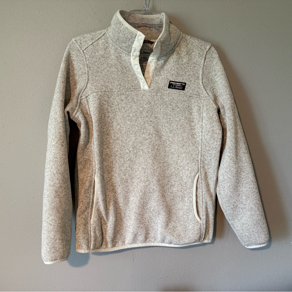L.L. Bean Women's Cream Sweater